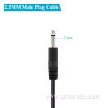 2.5mm Plug Jack Connector Audio Cable